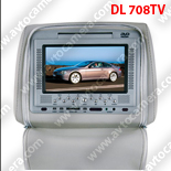 Автомобильный подголовник DL - 708TV LCD 7дюймов со встроенным DVD проигрывателем