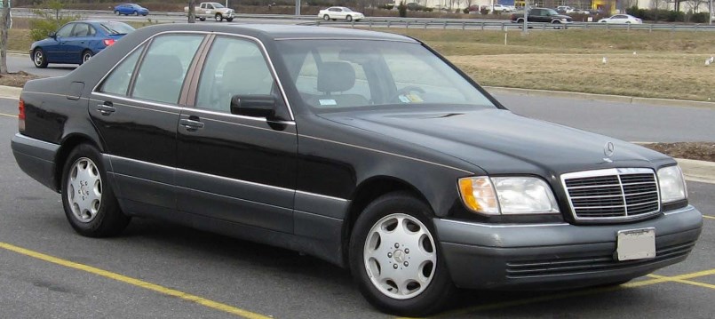 Парктроники на Mercedes S W140